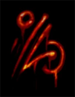 One of the runes detailing Gul'dan's journey into the Tomb of Sargeras