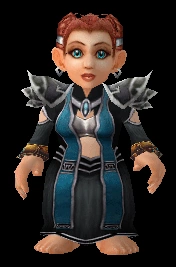 Gnome female wearing Demoniac's Threads