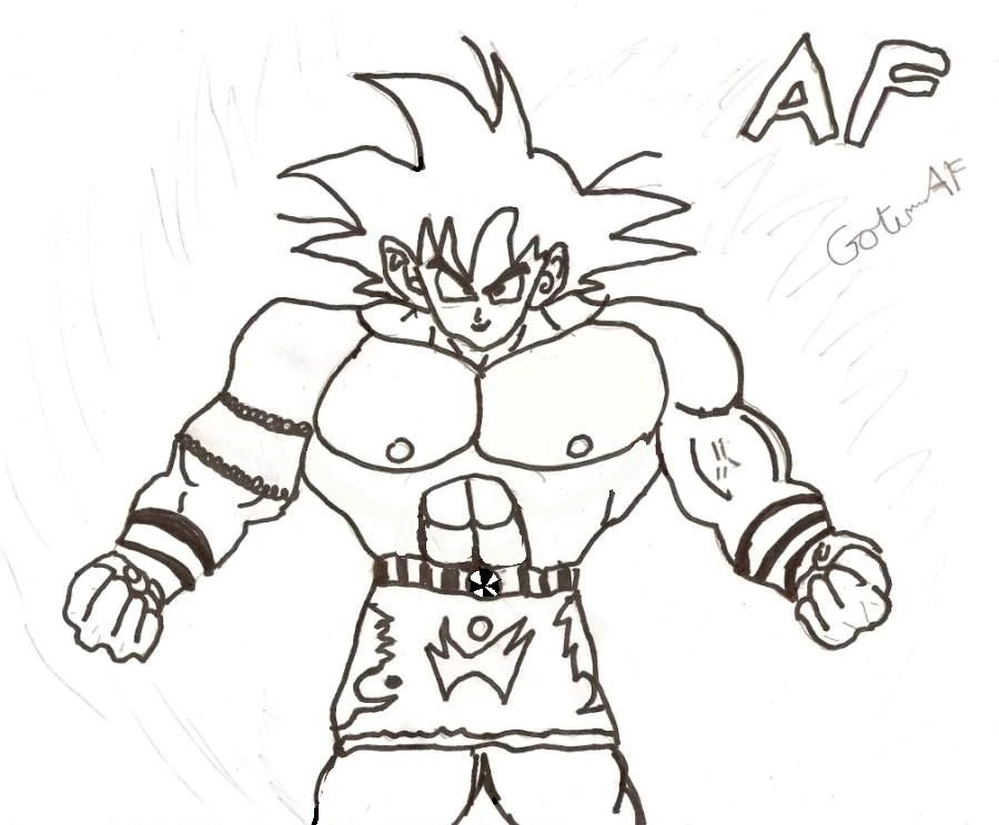 goku kaioken x100