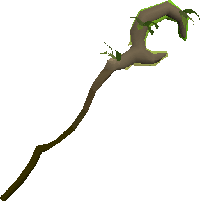 Bryophyta's staff The Old School RuneScape Wiki