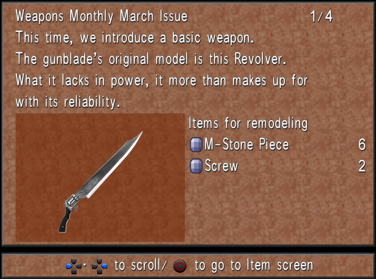 Weapons Monthly Final Fantasy Wiki Fandom