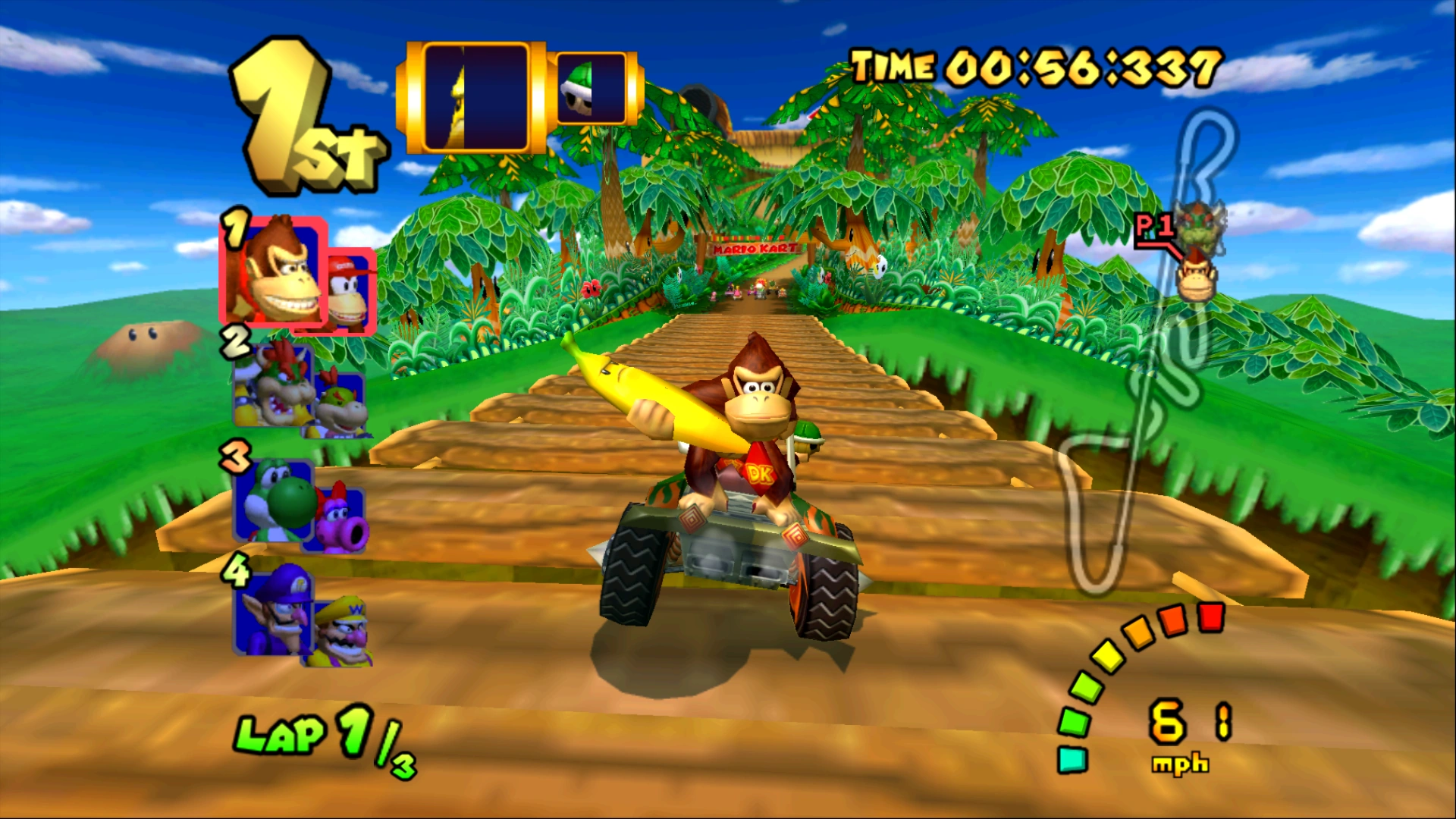 dk mountain - the mario kart racing wiki - mar